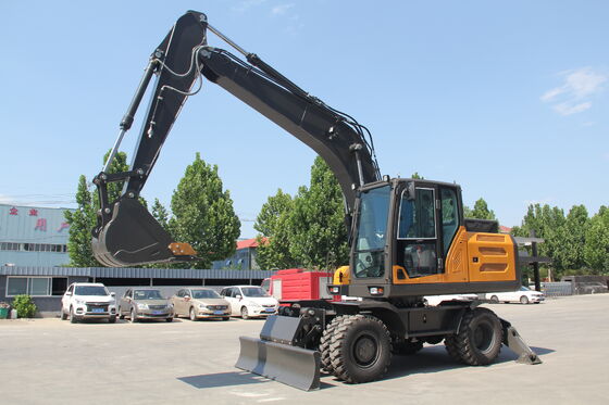 Beli WHEEL EXCAVATOR HX9080 ,8 TON WHEEL EXCAVATOR pembuatan online