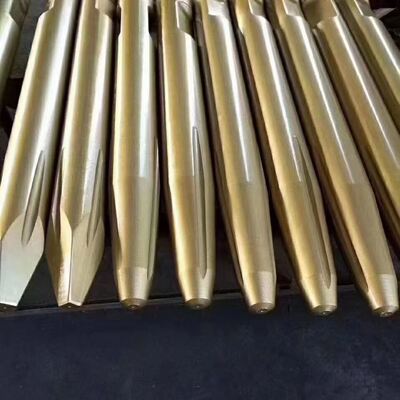 Heat Resistent Hydraulic Hammer Chisel Blunt Rock Breaker Chisels For Steel Mill Msb At Ms600 Ms700 Ms30at 35at